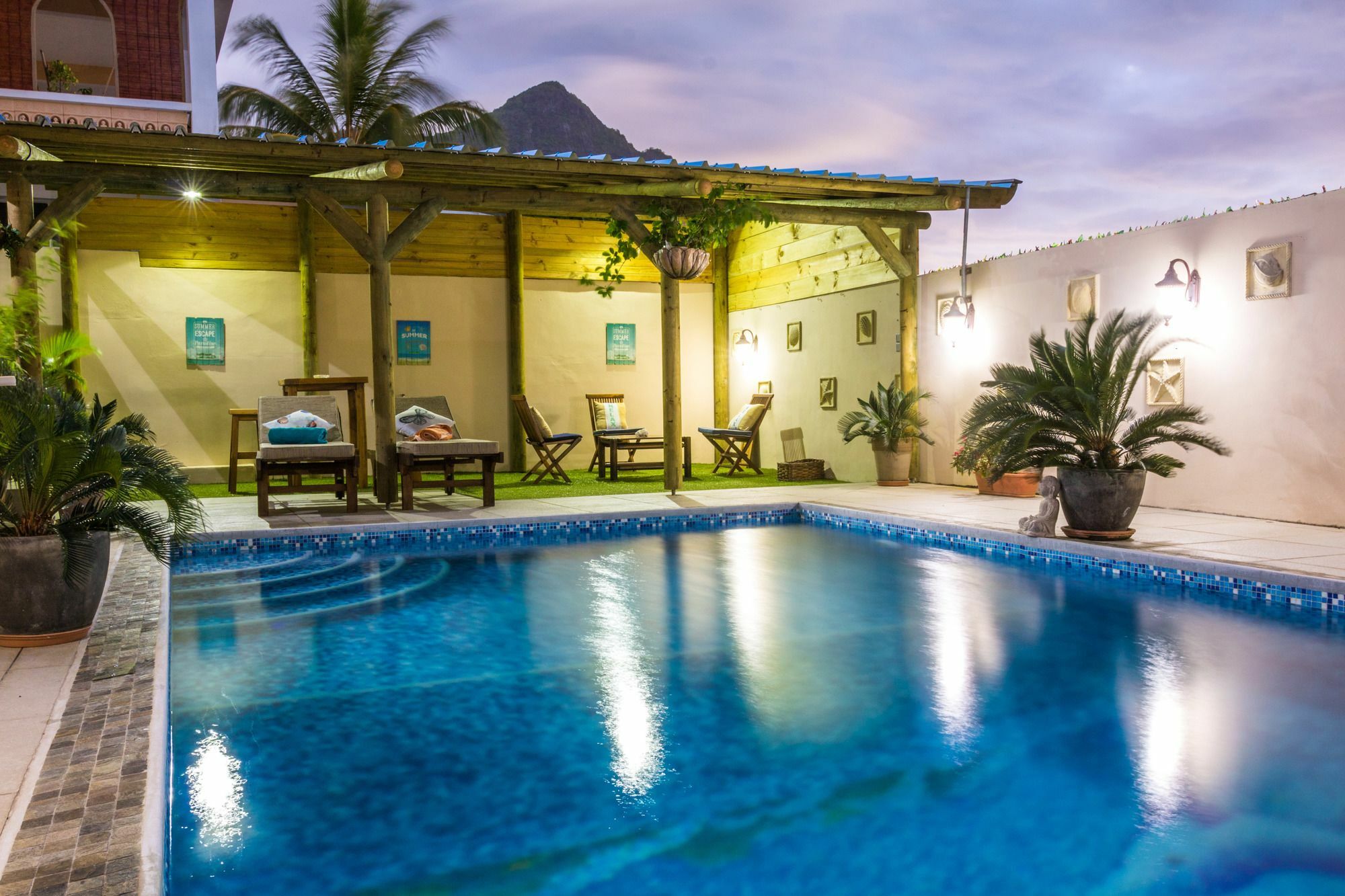 Blue Pearl Resort La Gaulette Esterno foto