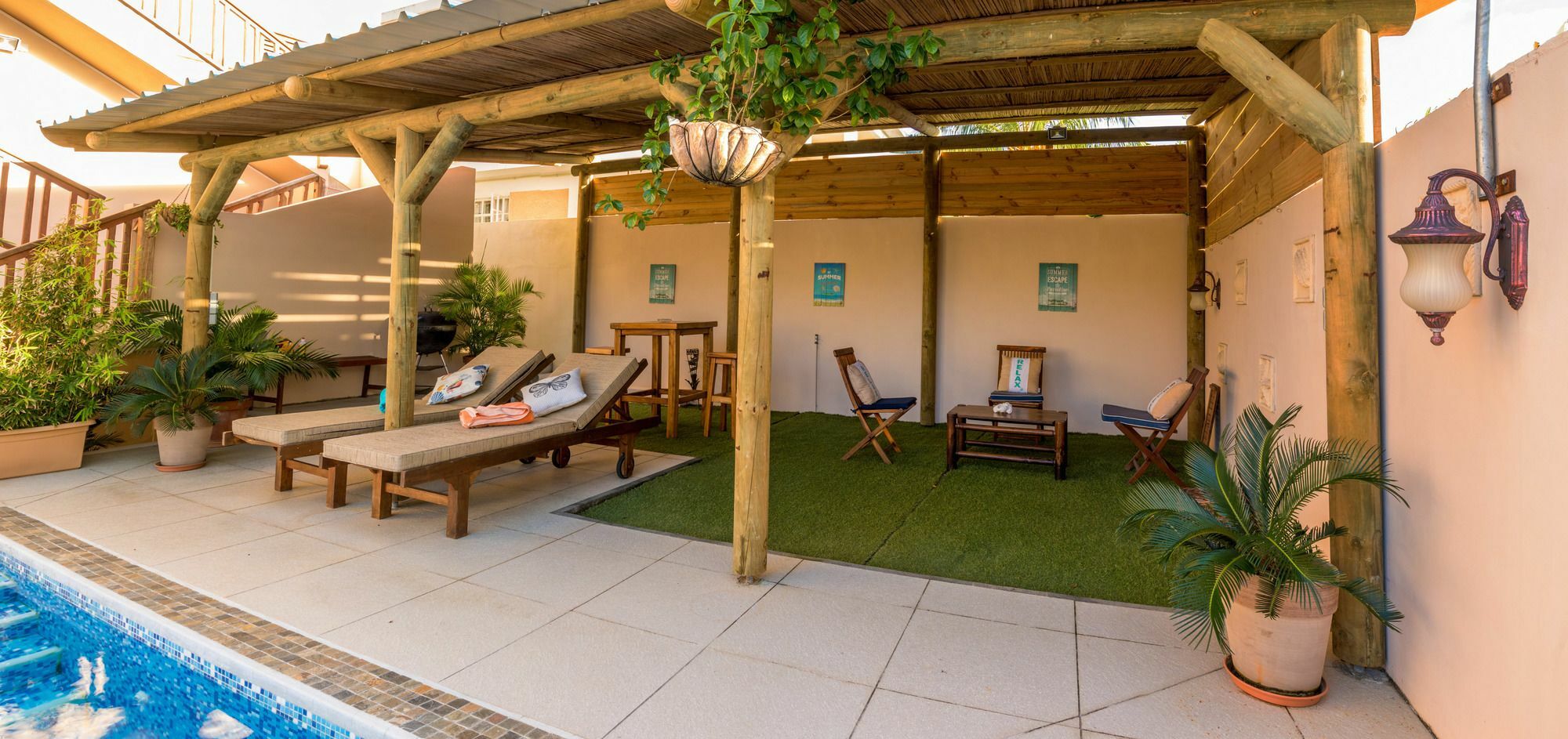 Blue Pearl Resort La Gaulette Esterno foto