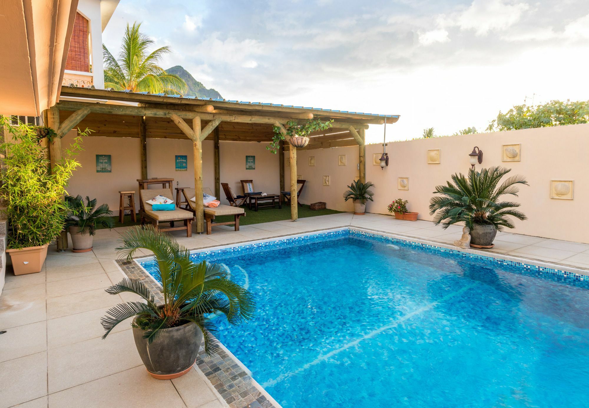 Blue Pearl Resort La Gaulette Esterno foto