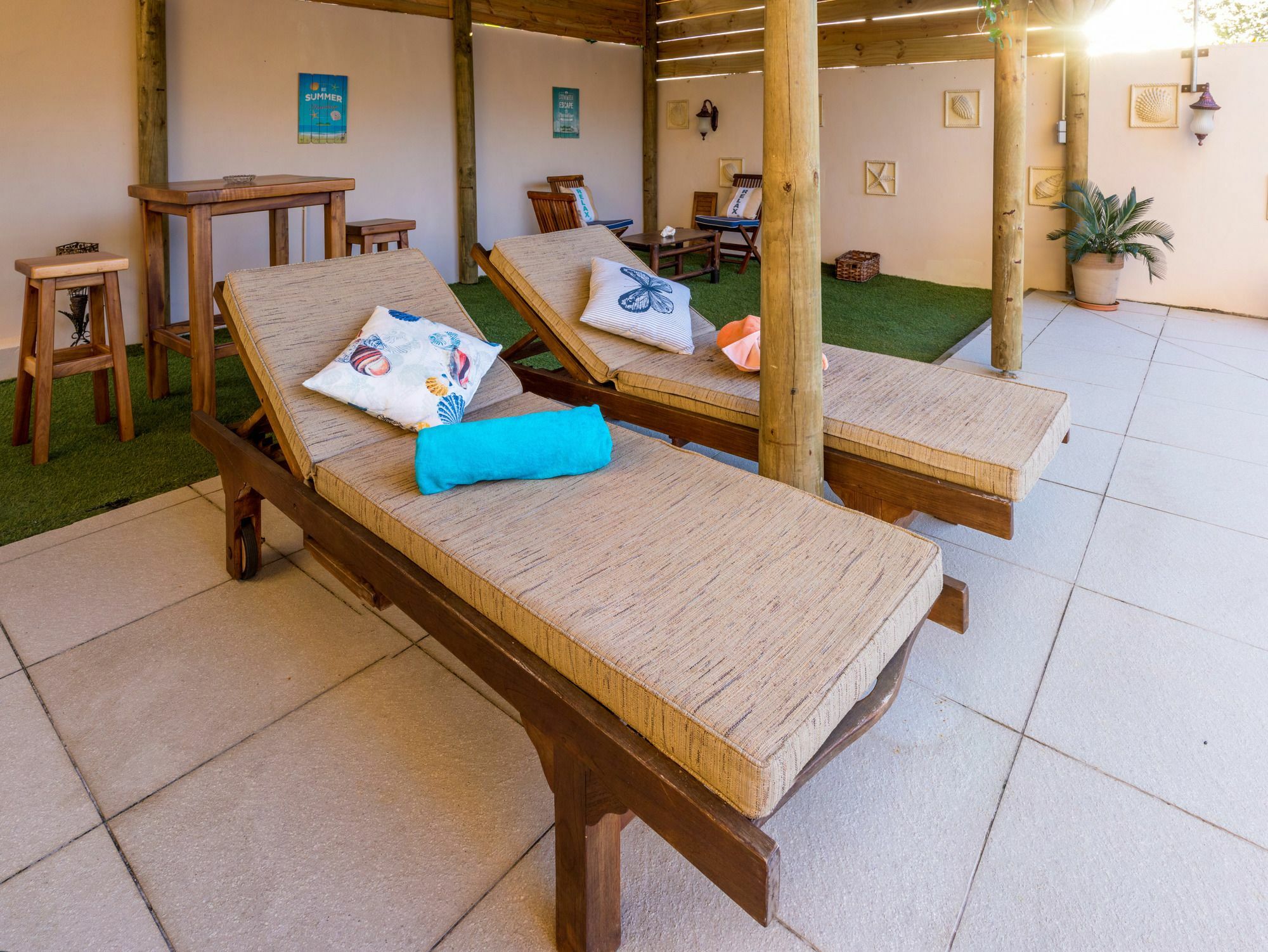 Blue Pearl Resort La Gaulette Esterno foto